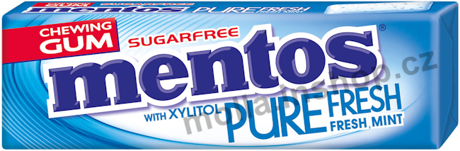 Žvýkačky Mentos Fresh Mint 13,5g/40ks dražé  gum