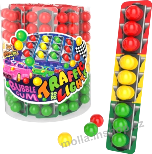 Žvýkačky Semafor JF 10,5g/50ks na liště Traffic Light   Jimmy Fox