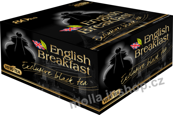 English Breakfast porc. 80x1,5g/8ks čaj VITTO