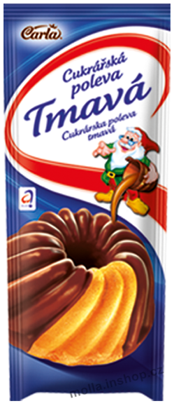 Dort.poleva tmavá 100g/20ks Carla