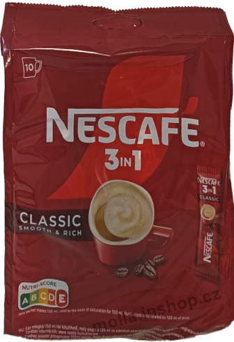 Nescafé classic 3v1 165g/18ks