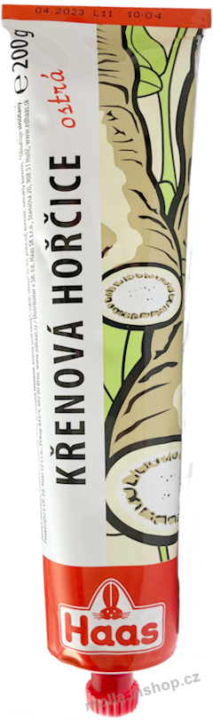 HAAS hořčice  křenová 200g/12ks