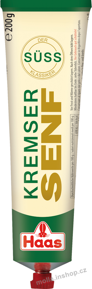 HAAS hořčice Kremžská  200g/12ks  