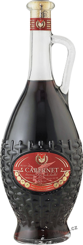 Gemma Cabernet 0,75l/12ks červené polosladké víno Moldavsko