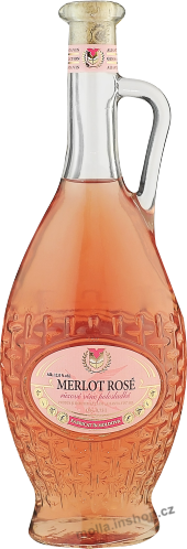 Gemma Merlot Rosé 0,75l/12ks růžové polosladké víno Moldavsko