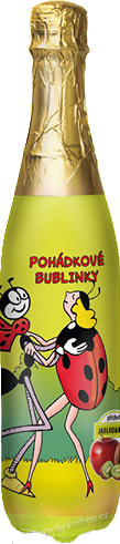 Pohádkové bublinky jablko-kiwi  0,7l/6ks Ferda /plast/