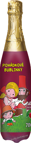 Pohádkové bublinky třešeň-višeň 0,7l/6ks Manka /plast/