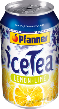 Pfanner IceTea citron 0,33l/24ks plech