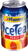 Pfanner IceTea broskev 0,33l/24ks plech
