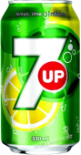 7UP Zero 0,33l/24ks plech