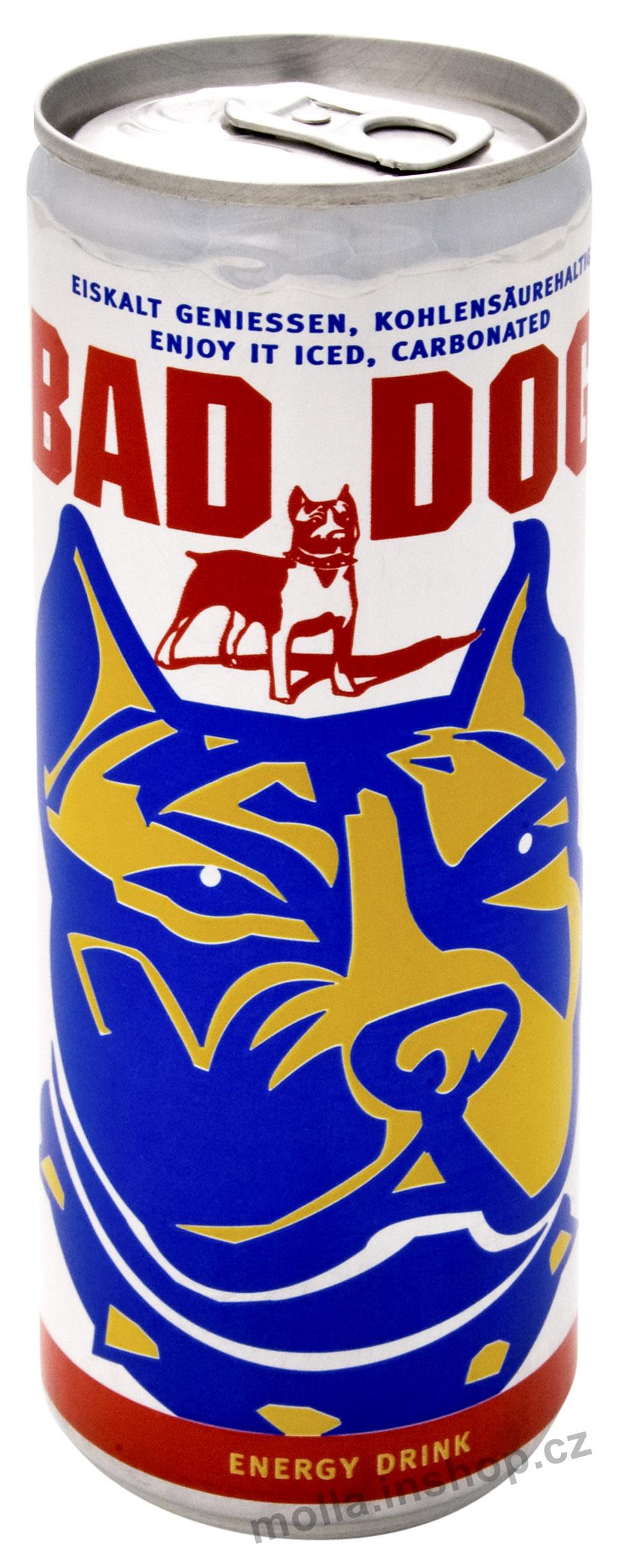 BAD DOG energy drink 0.25l/24ks   plech