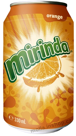Mirinda 0,33l/24ks plech