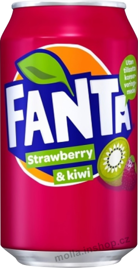 Fanta strawberry+kiwi 0,33l/24ks plech