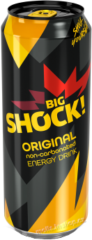 SHOCK originál 500ml/24ks energ.nápoj   plech