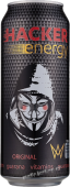Hacker originál 0,25l/24ks /červený/   plech energy