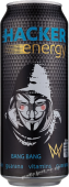 Hacker BLUE RAZZ 0,5l/24ks /modrý/   plech energy