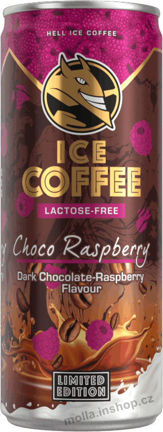 Hell Coffee Choco Raspberry 250ml/24ks plech Ice