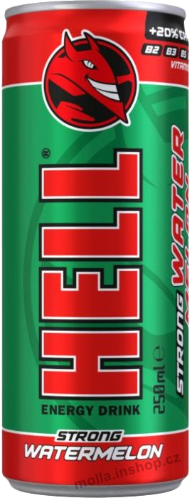 Hell Watermelon energy drink 250ml/24ks   plech