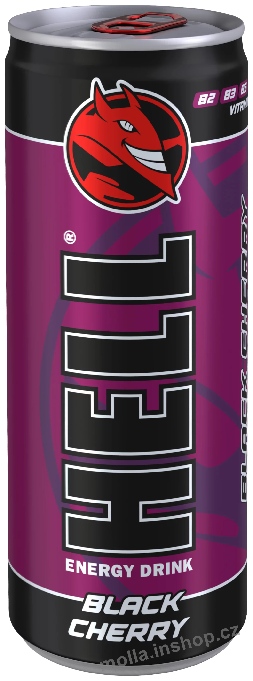 Hell Black cherry energy drink 250ml/24ks plech