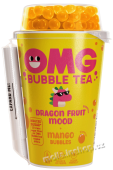 OMG Bubble tea dračí ovoce 265ml/10ks mangové  kuličky