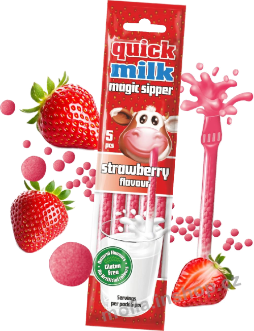 Quick Milk 5 Strawbery 30g/20ks