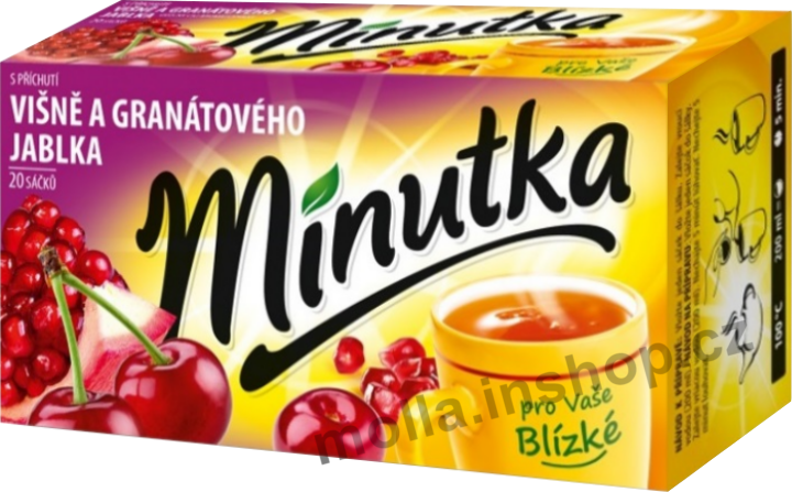 Čaj minutka višně granát. jabl.20x2g/24ks