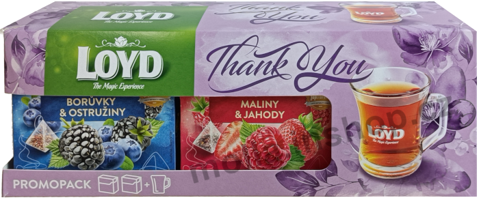 Čaj LOYD 2x40g + hrneček PROMO PACK