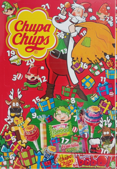 Ch.Ch. Adventní kalendář 210,6g/6ks vánoce Chupa Chups