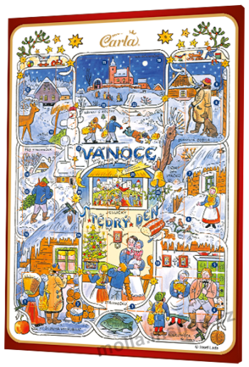 Adventní kalendář  LADA 75g/20ks Carla