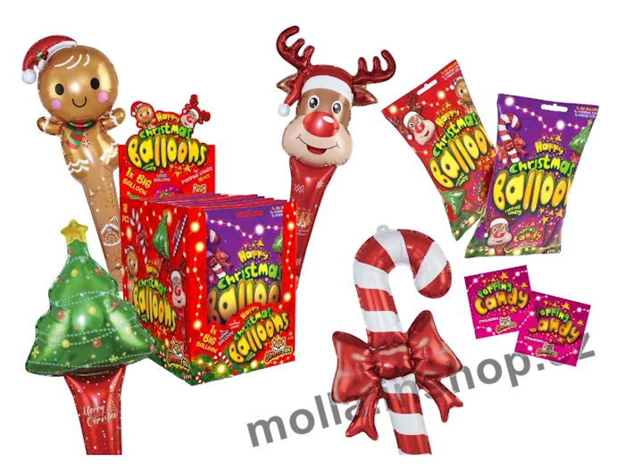 JF Happy balloons 8g/18ks Christmas Nafukovací balonky Jimmy Fox