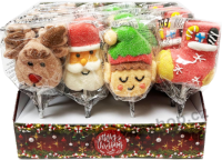Vánoční líz. A10 Punčocha 35g/24ks Marshmallow Merry Christmas