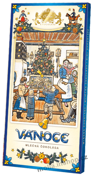 VH531 LADA ŠD T.č. mléčná Štědrý den vánoce 80g/15ks Lada Carla obdélník