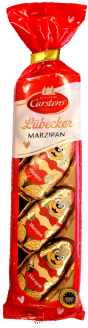 Marcipánoví medvídci 50g/18ks hořká čokoláda Vánoce