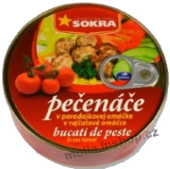 Pečenáče v tomatě 240g/24ks EO