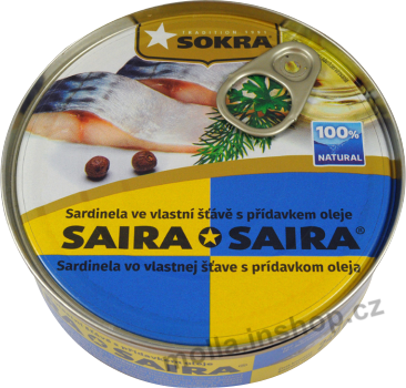SAIRA ve vl.št.+olej 240g/24ks  SOKRA