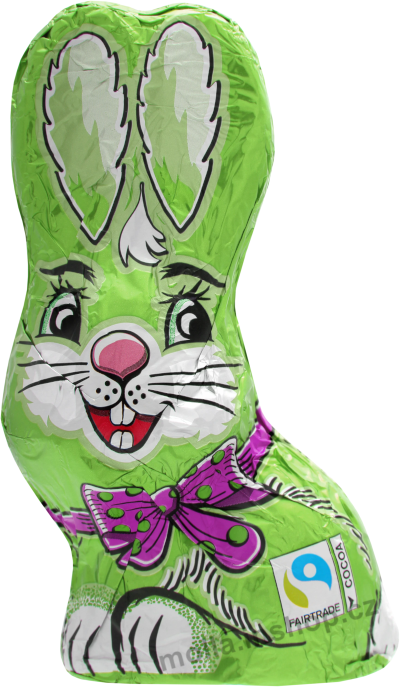 Zajíc sedící zelený 60g/15ks 