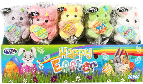 Velik.líz. P2 Zajíc s kraslicí 15g/20ks Marshmallow  