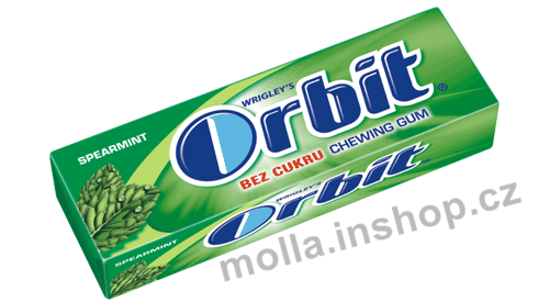 Wrigley's Orbit spearmint dr. 14g/30ks zelená