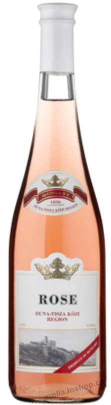 Víno Rose  0,75l/6  polosladké