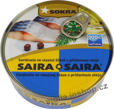 SAIRA ve vl.št.+olej 240g/24ks  SOKRA