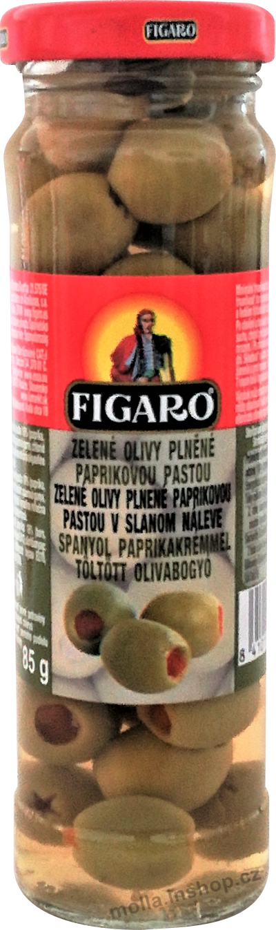 ESSA Olivy zelené s papričkou 142g/12ks sklo